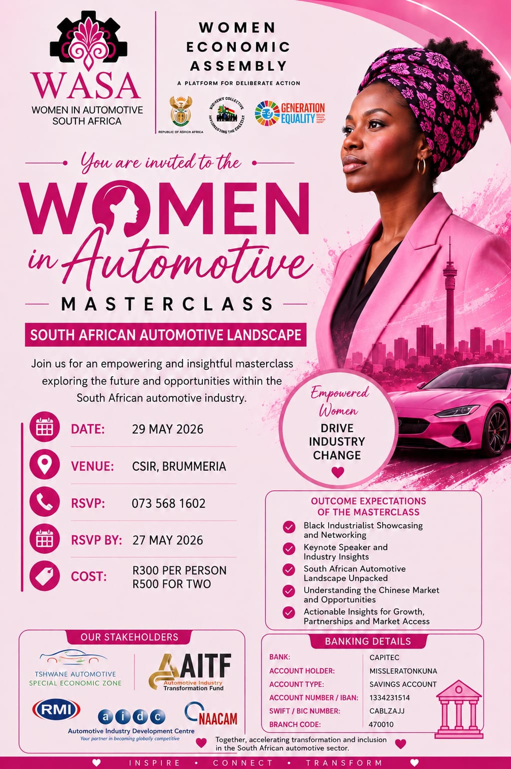 Women in Automotive Masterclass 2026 — South African Automotive Landscape